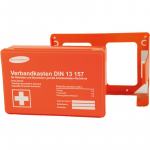 Betriebs-Verbandkasten orange DIN 13157-Typ C mit Wandhalterung